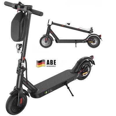 🛴 iScooter E-Scooter mit Straßenzulassung & 30 km Reichweite für 209€ (statt 300€)