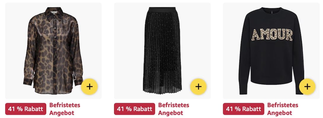 👸 Amazon: ONLY Megasale – Gürtel, Jacken, Jeans & mehr im WSV