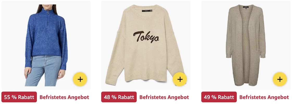 🔛🔝👸 Amazon: Vero Moda Big Sale – Jacken, Jeans, Tops & mehr im WSV