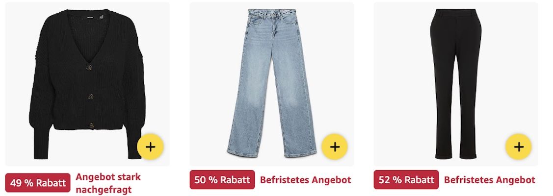🔛🔝👸 Amazon: Vero Moda Big Sale – Jacken, Jeans, Tops & mehr im WSV