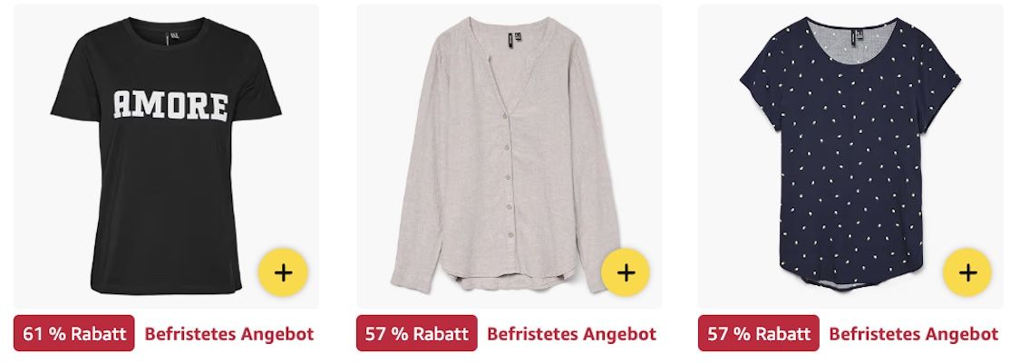 🔛🔝👸 Amazon: Vero Moda Big Sale – Jacken, Jeans, Tops & mehr im WSV