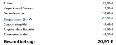 🏋️‍♂️ ESN Ultrapure Creatine Monohydrate 500g für 20,91€ (statt 30€)