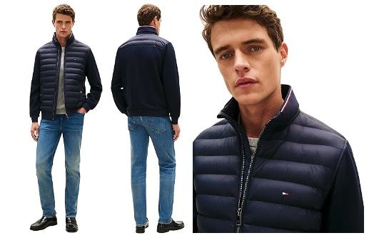 🧨 Tommy Hilfiger Quilted Zip Thru Jumper in Blau ab 97,32€ (statt 167€)