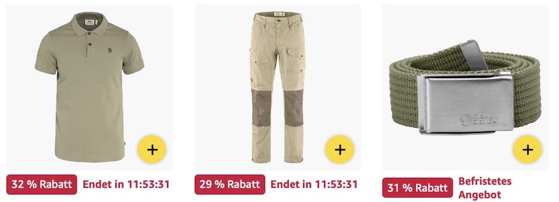 🔛🔝🇸🇪 Amazon: Fjällräven Big Sale z.B. Greenland Pocket Umhängetasche für 57€ (statt 65€)
