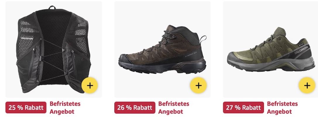 🔝🥾 Amazon: Salomon Big Sale z.B. Trucker Cap für 19€ (statt 29€)