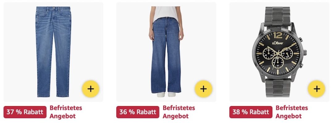 👖👔 Amazon: s.Oliver Big SALE z.B. Armbanduhr in Geschenkbox für 43€ (statt 50€) 👖👔 Amazon: s.Oliver Big SALE z.B. Armbanduhr in Geschenkbox für 43€ (statt 50€)