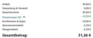 🧼 6x 1L Old Spice Rockstar 3 in 1 Mehrzweck Shampoo für 31,26€ (statt 43€)