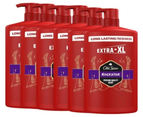 🧼 6x 1L Old Spice Rockstar 3 in 1 Mehrzweck Shampoo für 31,26€ (statt 43€)
