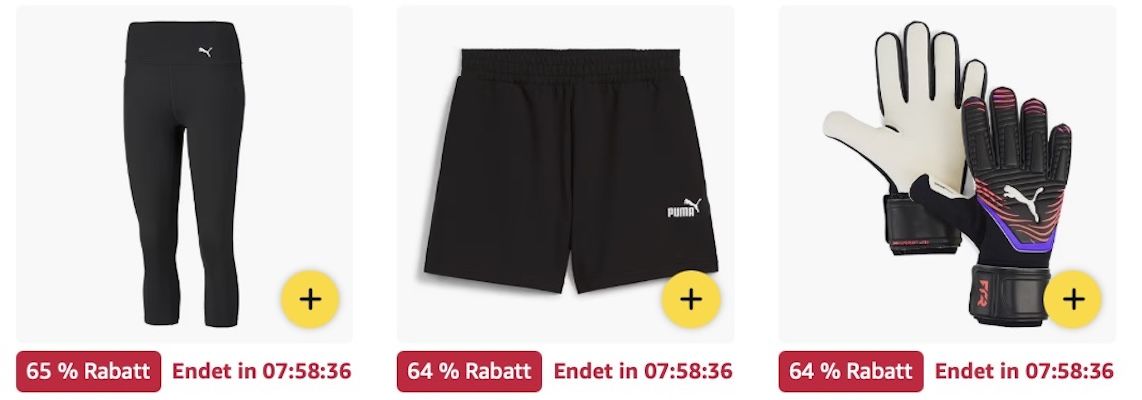 🧦👟 Amazon: PUMA Sneaker, Socken, Pullis etc. im Sale z.B. Torwarthandschuhe für 15€ (statt 25€)