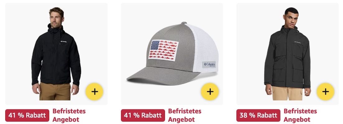 🔝👖🧢 Amazon: Columbia Mega Sale z.B. 🇺🇸 Snapback Ballkappe für 21€ (statt 30€)