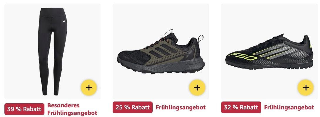 👟👕🤑 Amazon: Adidas Big Frühlings Sale z.B. French Terry Sweatshirt für 23€ (statt 30€)
