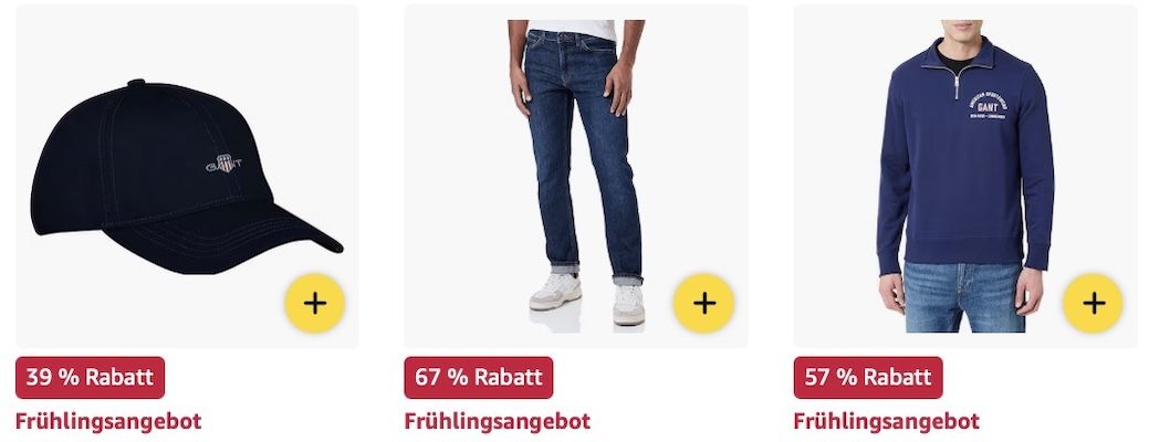 👔👖 Amazon: GANT Frühlings-Sale mit Jeans, Hemden & mehr z.B. Archive Shield T-Shirt ab 19€ (statt 30€) 👔👖 Amazon: GANT Frühlings Sale mit Jeans, Hemden & mehr z.B. Archive Shield T Shirt ab 19€ (statt 30€)