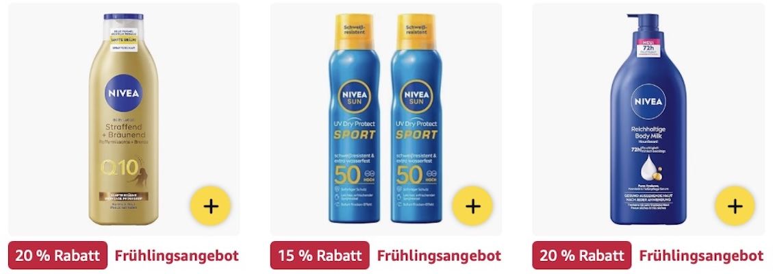 🔝🧴 Amazon: NIVEA Mega Frühlings Sale z.B. Anti Age Hyaluron Feuchtigkeitscreme für 8€ (statt 13€)