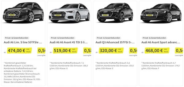 🚘 Audi Gebrauchtwagen-Wochen ➡️ Jahreswagen im Leasing ab 215€ mtl. 🚘 Audi Gebrauchtwagen Wochen ➡️ Jahreswagen im Leasing ab 215€ mtl.
