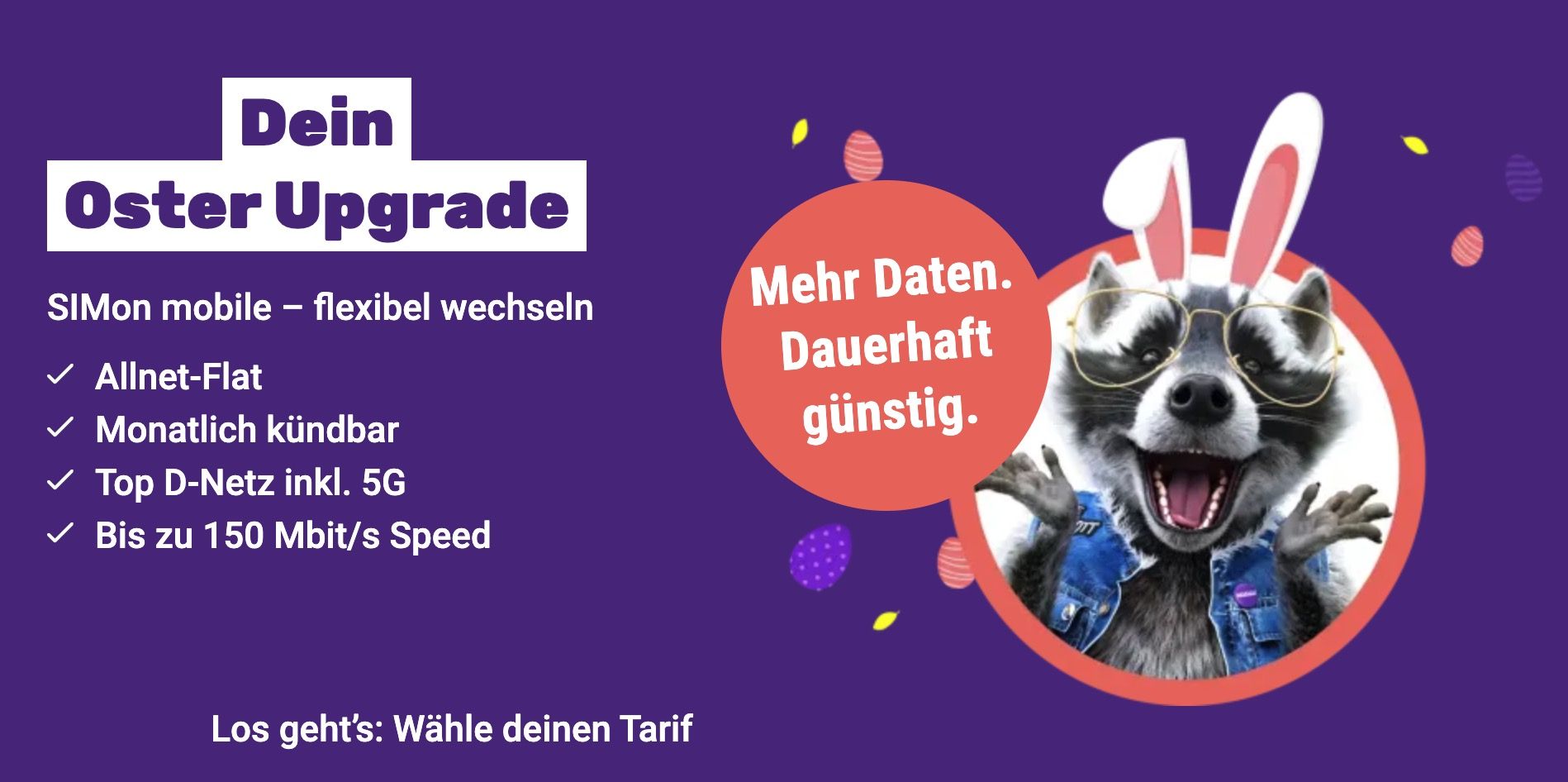 🔥 SIMon mobile: Vodafone Allnet Flat inkl. 80GB 5G für 11,99€ mtl.   monatlich kündbar