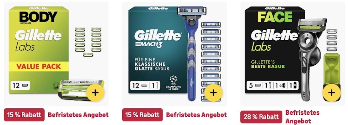 🔝🤑🪒 Amazon: Gillette im frühen Prime Day Sale 👉🏻 Gillette Labs Herren Rasierer für 38€ (statt 50€) 🔝🤑🪒 Amazon: Gillette im frühen Prime Day Sale 👉🏻 Gillette Labs Herren Rasierer für 38€ (statt 50€)