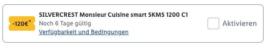 Letzte Chance: 👨‍🍳 Monsieur Cuisine Smart Küchenmaschine in beiden Farben 🧨 für 379€ (statt 499€)