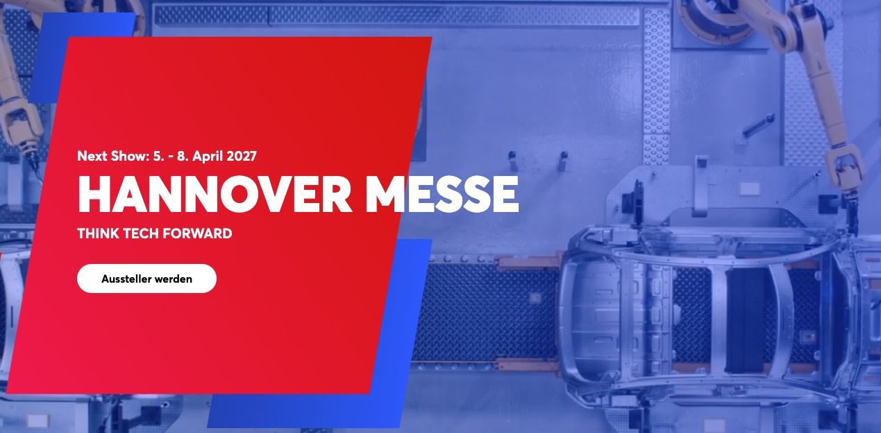 ➡️ Gratis Dauerticket für die Hannover Messe 2027 vom 5. bis 8. April 2027