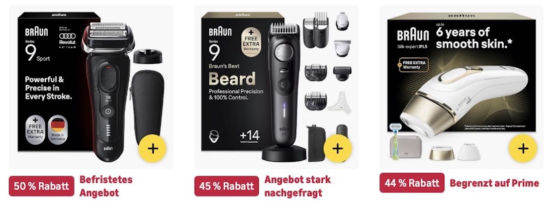 🤎 Amazon: BRAUN Sale mit bis zu -50% z.B. Filterkaffeemaschine für 30€ (statt 37€) 🤎 Amazon: BRAUN Sale mit bis zu 50% z.B. Filterkaffeemaschine für 30€ (statt 37€)