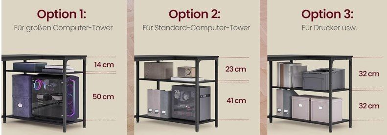 💼 VASAGLE Eckschreibtisch mit verstellbarer Ablage ab 46,74€ (statt 55€) - 3 Designs 💼 VASAGLE Eckschreibtisch mit verstellbarer Ablage ab 46,74€ (statt 55€) 3 Designs