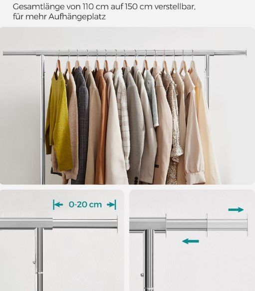 👚 Songmics Schwerlast Kleiderständer bis 130kg für 25,99€ (statt 32€)
