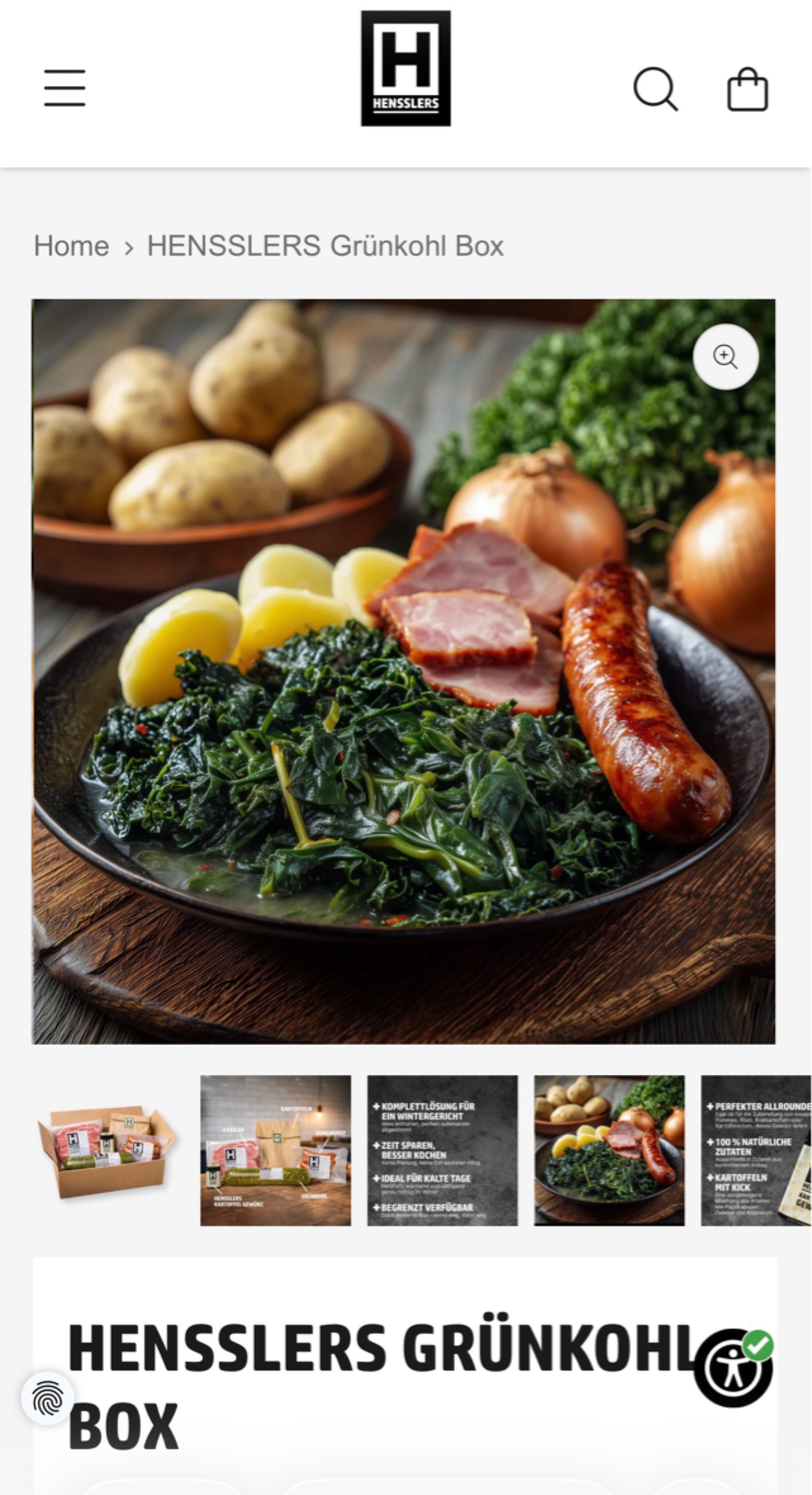 Hensslers Grünkohlbox