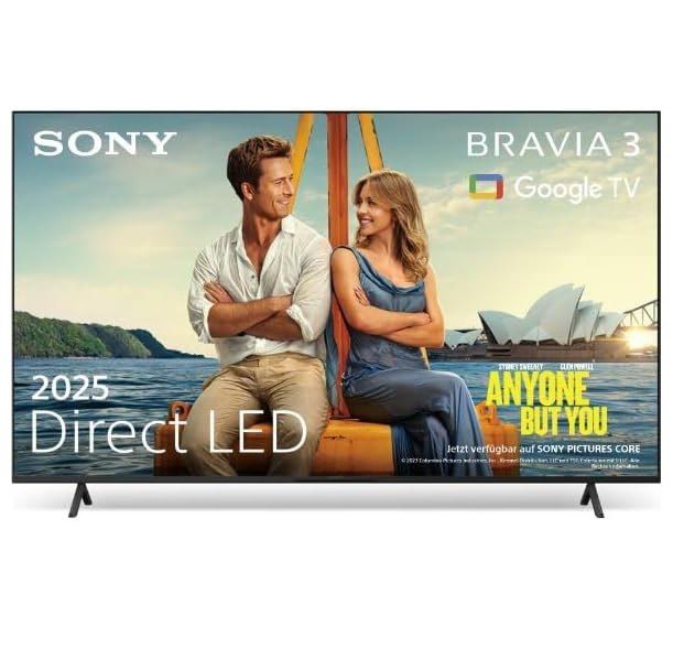 📺 Sony BRAVIA 3 – Direct LED 75 Zoll Fernseher mit Dolby Vision/Atmos für 949€ (statt 1.049€)