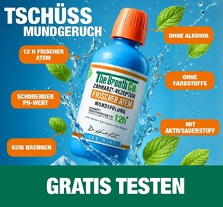 Mundspülung Icy Mint von The Breath Co gratis ausprobieren