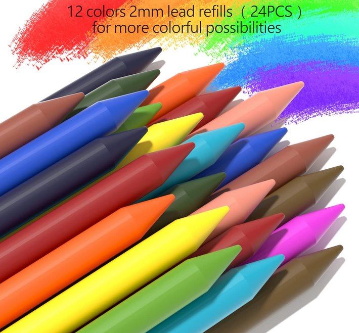 ✏️ Four Candies 25tlg Metal Druckbleistift Set mit über 400 Minen für 11,19€ (statt 16€)