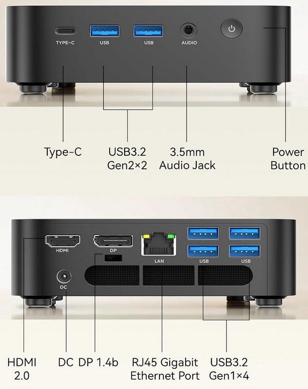 🖥️ ACEMAGIC K1 Mini PC mit AMD Ryzen 4300U, 16/512GB für 287€ (statt 350€)