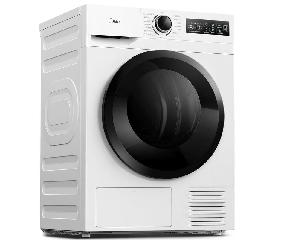 Midea MD11EH80BD Wärmepumpentrockner 8 kg für 382,49€ (statt 449€)