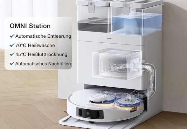 🧹 Ecovacs Deebot T30C Pro Omni (Gen 2) mit autom. Entlerrung & Frischwasser für 324€ (statt 399€)