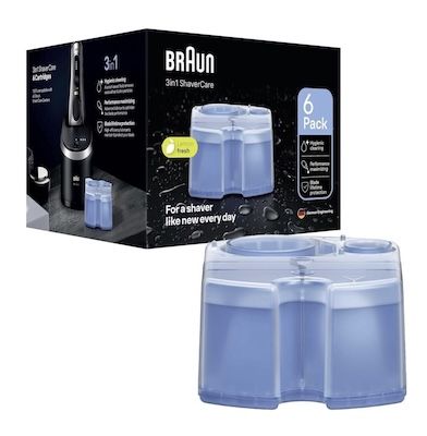 🪒 6er Pack Braun 3-in-1 ShaverCare Reinigungskartuschen ab 22,27€ (statt 33€)