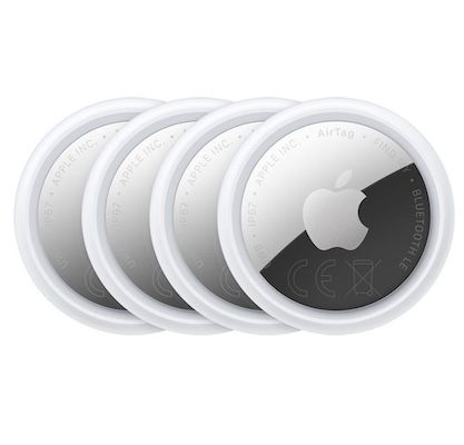 🍏 4er Pack Apple AirTag (2. Gen) Bluetooth-Tracker ab 87€ (statt 93€)