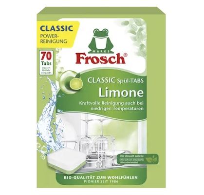 🍽️  70er Pack Frosch Classic Limone Spülmaschinen-Tabs ab 7,22€ (statt 11€)