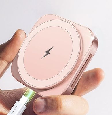 ⚡️ LISEN MagSafe Mini-Ladegerät in Rosa für 11,99€ (statt 17€)