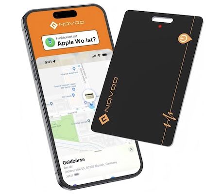 🔎 NOVOO Tracking Karte Slim mit Apple Find My für 12,76€ (statt 17€)