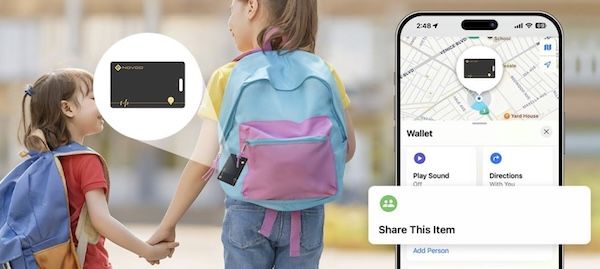 🔎 NOVOO Tracking Karte Slim mit Apple Find My für 12,76€ (statt 17€)