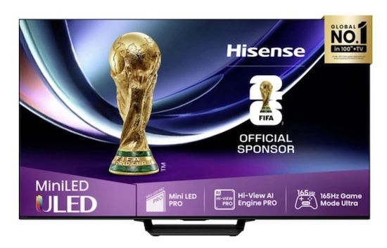 🔥 Fehler? 📺 Hisense 85U7Q PRO   85 Zoll UHD Fernseher mit 165 Hz für 824,95€ (statt 1.689€)