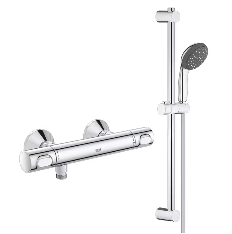 Grohe Precision Flow Thermostat 5 Vitalio Comfort 100 Dusch-Set für 125,90€ (statt 163€)