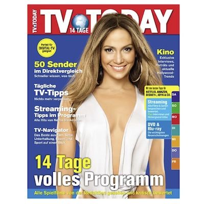 📰 13 Ausgaben TV TODAY Abo für 13€ (statt 38€)
