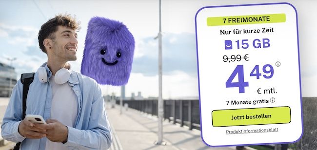 📶 bigSIM 1&1 Allnet Flat mit 15GB 5G für nur 4,49€ mtl. + 7 Monate geschenkt