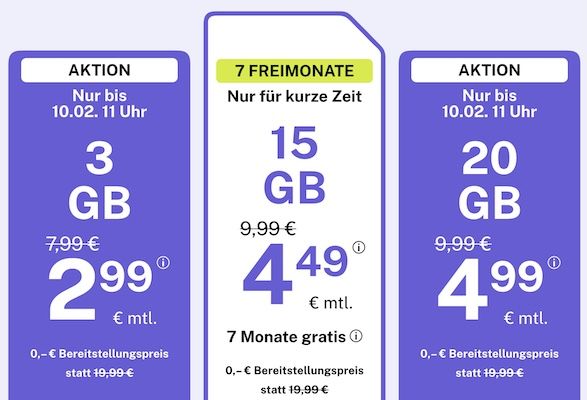 📶 bigSIM 1&1 Allnet-Flat mit 15GB 5G für nur 4,49€ mtl. + 7 Monate geschenkt 📶 bigSIM 1&1 Allnet Flat mit 15GB 5G für nur 4,49€ mtl. + 7 Monate geschenkt