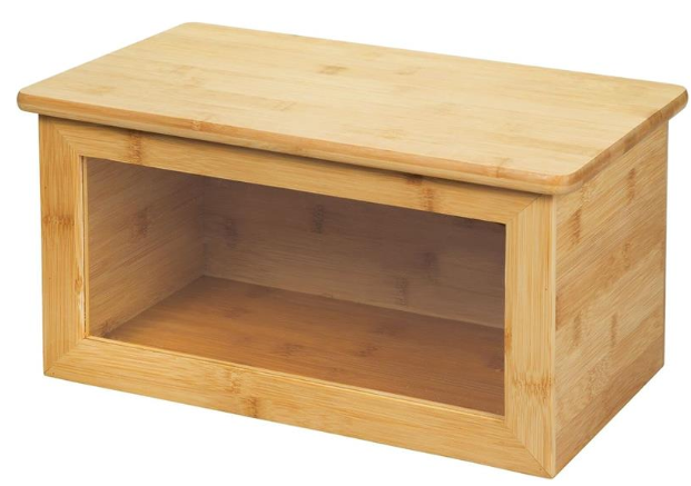 mDesign Holz Brotkasten mit Schneidebrett Sichtfenster für 19,99€ (statt 36€)