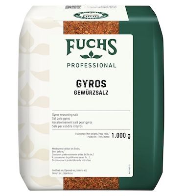 😋 1kg Fuchs Professional Gyros Gewürzsalz ab 11,79€ (statt 15,49€)