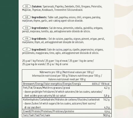 😋 1kg Fuchs Professional Gyros Gewürzsalz ab 11,79€ (statt 15,49€)