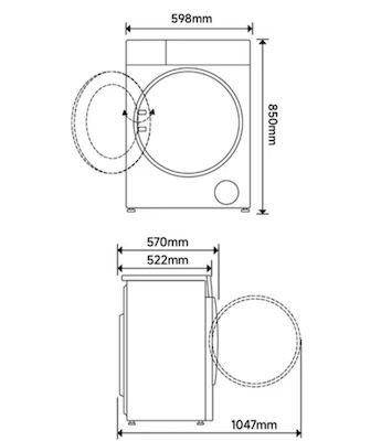 🔥 Frisch auf dem Markt 🧺 Xiaomi Mijia Waschtrockner Pro, 9kg nur 499€ (statt 579€)