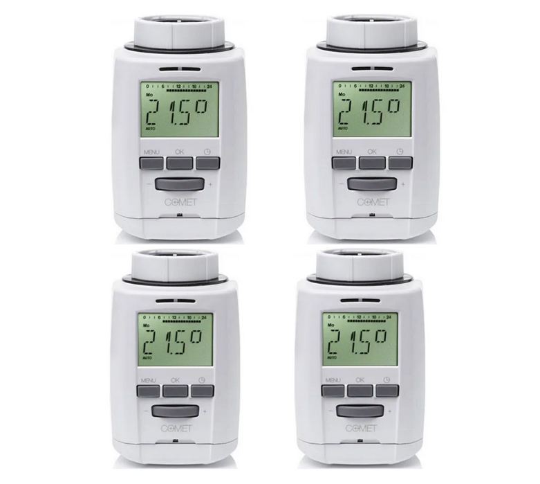 🌡️🏠 4x Eurotronic Sparmatic Heizkörperthermostat für 39,99€ (statt 62€)