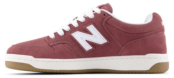 👟 New Balance BB480 Low Top Wildleder Sneaker in Rot für 60€ (statt 77€)