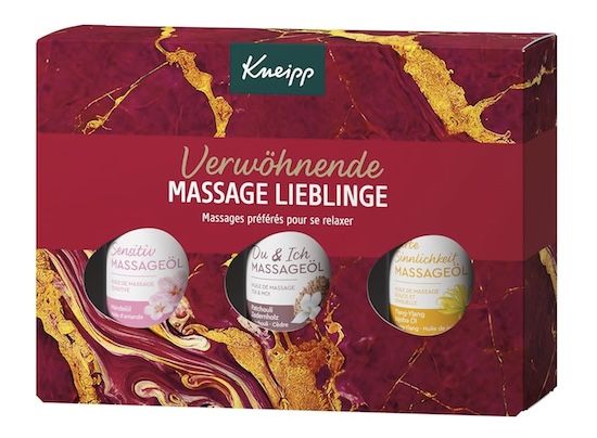 💆‍♀️ 3er Set Kneipp verwöhnende Massage Lieblinge, je 20 ml ab 3,51€ (statt 9€)